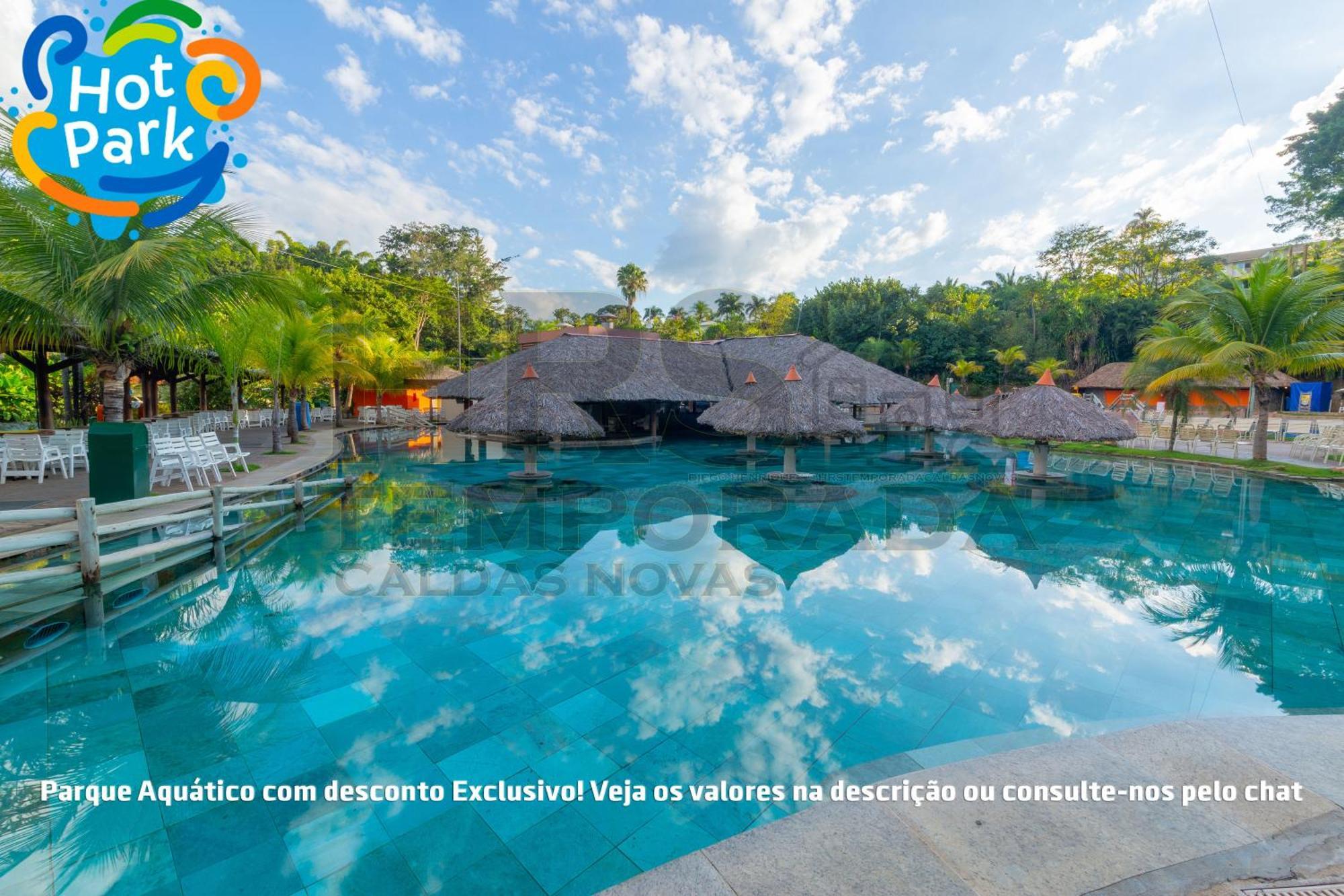 Hotel De Luxo Em Caldas Novas Com Ingressos Com Valor Exclusivo Nos Clubes Hot Park, Lagoa Termas, Waterpark, E Nautico!!! Eksteriør billede